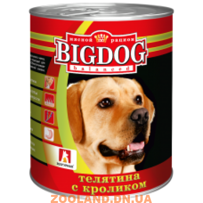 Консерва Зоогурман ''Big Dog'' телятина с кроликом