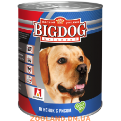 Консерва Зоогурман ''Big Dog'' ягненок с рисом