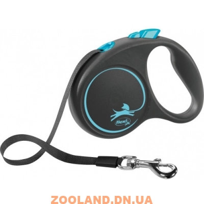 Flexi Рулетка Black Design L лента 5м