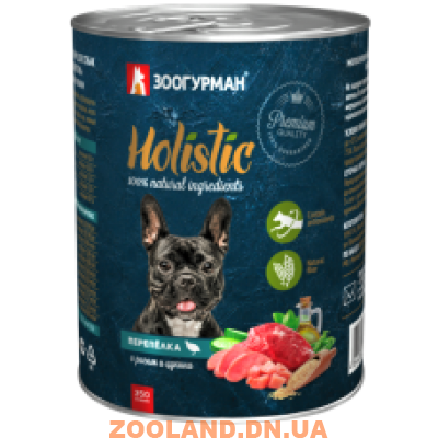 Консерва Зоогурман ''Holistic'' перепелка с рисом и цукини 