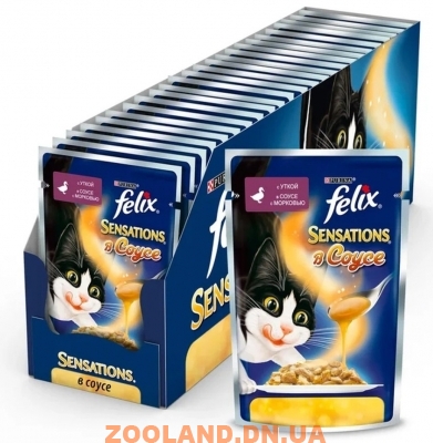 Felix Sensations Феликс утка в соусе с морковью