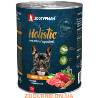 Консерва Зоогурман ''Holistic'' с уткой, индейкой и картофелем
