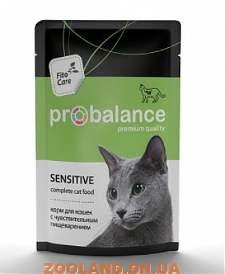ProBalance Sensitive для кошек c чувствительным пищеварением. Пауч