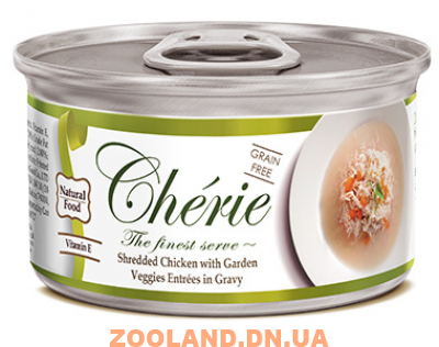 Cherie Консервы для кошек Курица с овощами в подливе