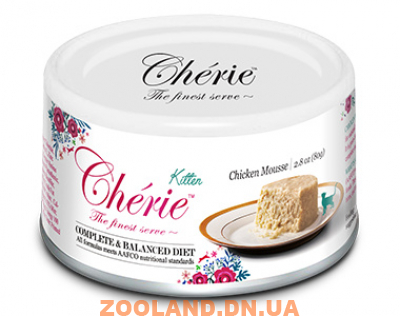 Cherie Comlete&Balanced Diet Консервы для котят Мусс из курицы