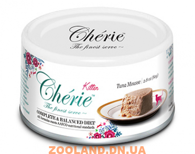 Cherie Comlete&Balanced Diet Консервы для котят Мусс из тунца