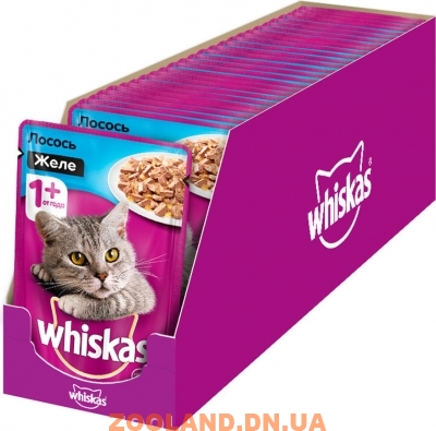 Whiskas Вискас желе с лососем