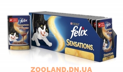 Felix Sensations Феликс говядина с томатами в соусе