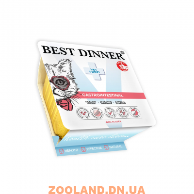 Best Dinner Ламистер для кошек Exclusive Vet Profi Gastrointestinal Паштет Курица
