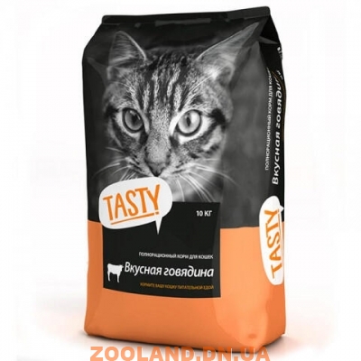 Tasty Тэсти Сухой корм с говядиной