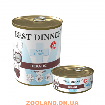 Best Dinner Консерва для собак Exclusive Vet Profi Hepatic Курица