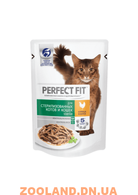 Perfect Fit для стерилизованных кошек с курицей