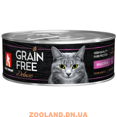 Консерва Зоогурман Grain Free с индейкой