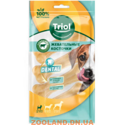 Triol Косточка жевательная DENTAL 7,5 см