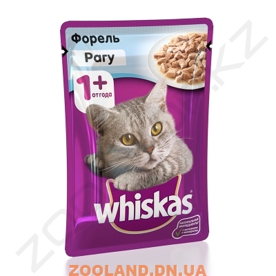 Whiskas Вискас рагу с форелью