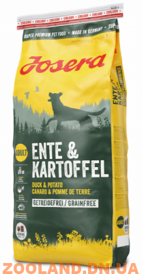 Josera Ente & Kartoffel Йозера Беззерновой С вкусной уткой и картофелем