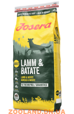Josera Lamb&Batate Йозера гипоаллергенный, беззерновой рацион для взрослых собак