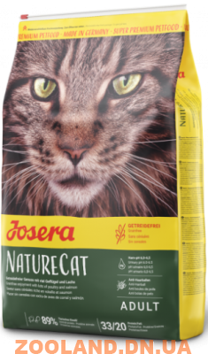 Josera Nature Cat Йозера НейчерКет без зерновой с мясом птицы и лососем