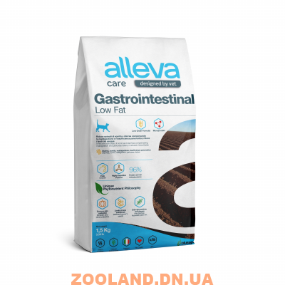 Alleva Care Cat Gastrointestinal Low Fat для кошек с пробл.пищеварения