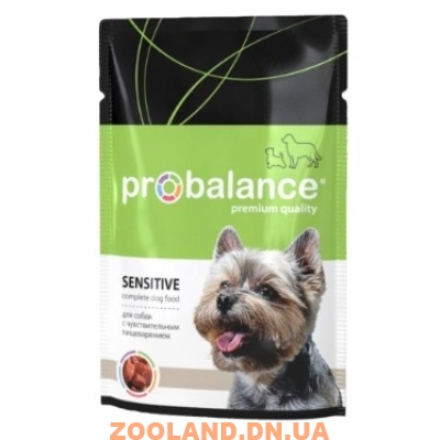 ProBalance Sensitive для взрослых собак с чувствительным пищеварением. Пауч