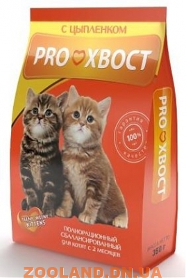 PROХВОСТ Прохвост Корм сухой для котят, с цыпленком