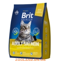 Brit Premium Cat Adult Salmon Брит для взрослых кошек с лососем