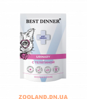 Best Dinner Пауч для кошек Exclusive Vet Profi Urinary кусочки в соусе Телятина