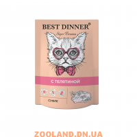 Best Dinner Пауч для кошек Суфле с телятиной