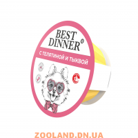 Best Dinner Ламистер паштет для взрослых собак с телятиной и тыквой