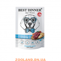Best Dinner Super Premium Пауч для собак и щенков Говядина с овощами