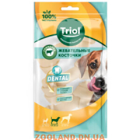 Triol Косточки жевательные узловые белые 10 см серия DENTAL 