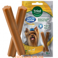 Triol Лакомство для собак мелких пород “Палочки жевательные” серия DENTAL NORM