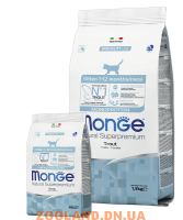 MONGE Monoprotein Kitten Монж для котят с форелью
