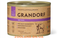 Grandorf Грандорф Паштет с говядиной для собак