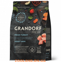 GRANDORF FRESH (Грандорф) Для особо аллергичных собак мелких пород с чувствительным пищеварением Индейка/Батат