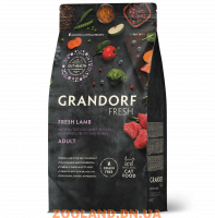 GRANDORF FRESH (Грандорф) Для взрослых кошек с чувствительным пищеварением или склонных к аллергии Ягненок/Батат