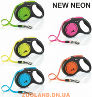 Flexi Рулетка New Classic Neon лента 5 м