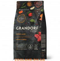 GRANDORF FRESH (Грандорф) Для взрослых кошек крупных пород с чувствительным пищеварением Ягненок/Батат