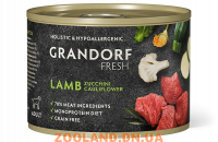 Grandorf Fresh Грандорф Фреш Паштет из из ягненка с цукини и цветной капустой для собак