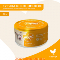 Мнямс Консерва Для кошек и котят курица в нежном желе